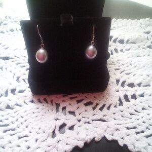 LOW START New Genuine Pearl Earrings In Gift Box